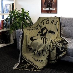 New Star Wars collab Heros & Villians Warriors of Mandalore Throw Blanket 48x60